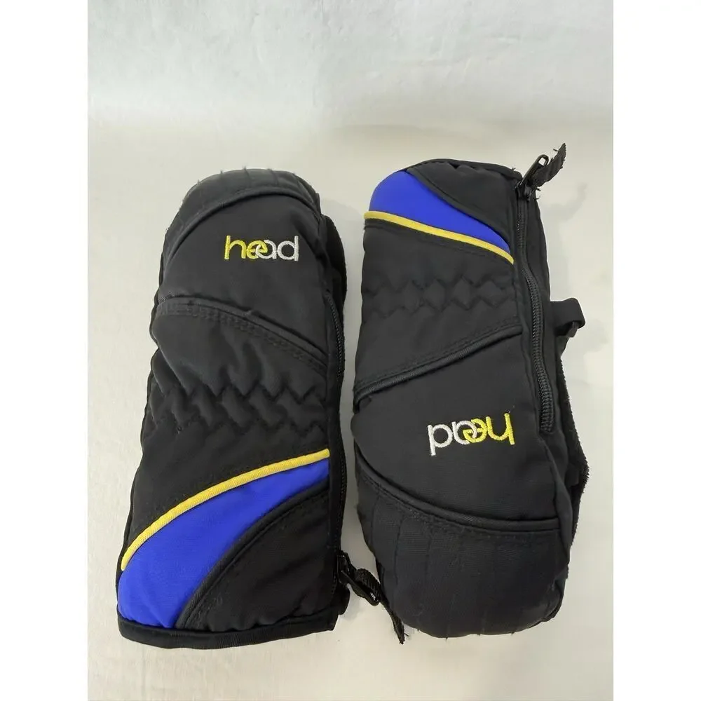 HEAD Toddler Mittens Black/Blue Size XXS – Excellent Pre-Owned Condition